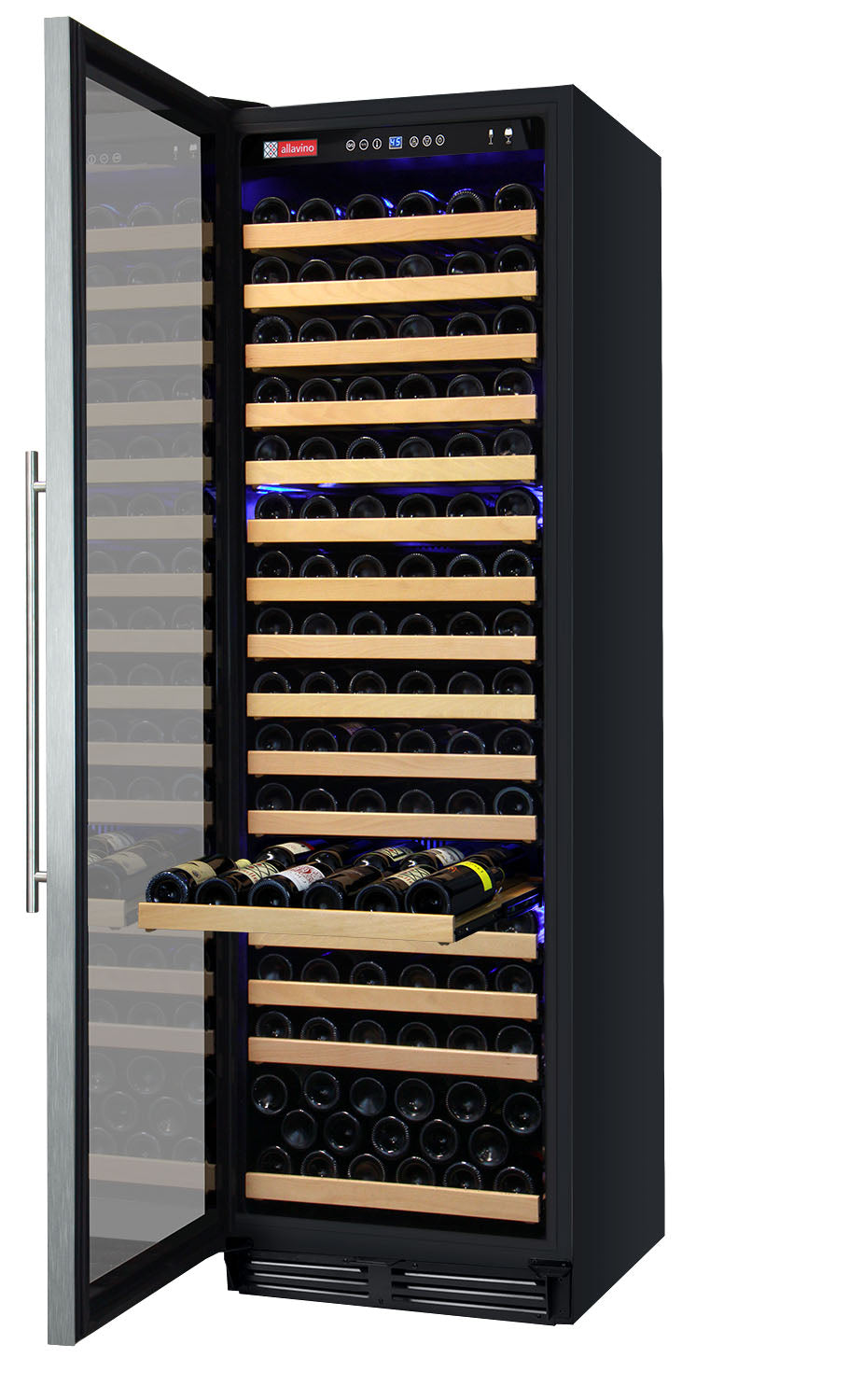 Wine Racks Glide Out on Rollers