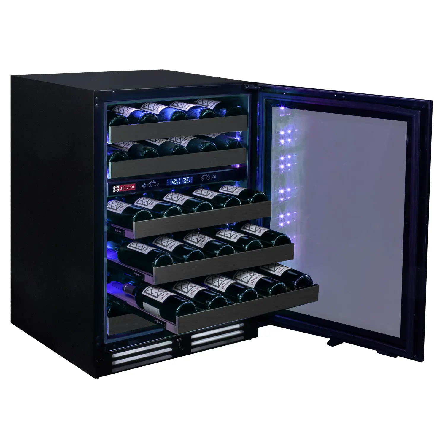 Allavino Reserva BDW5034D-2BSR LED undercounter wine refrigerator cooler