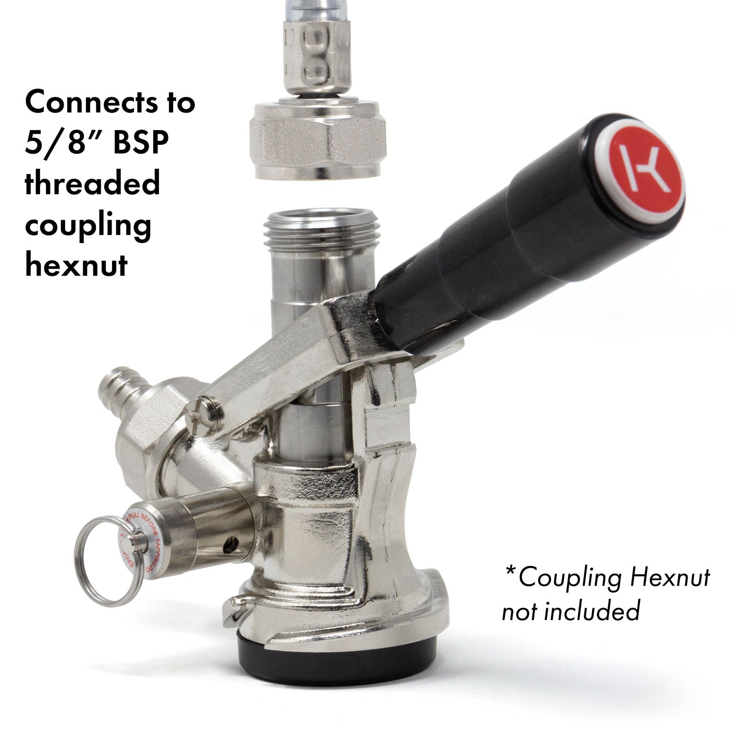 Connects to 5/8" BSP nut