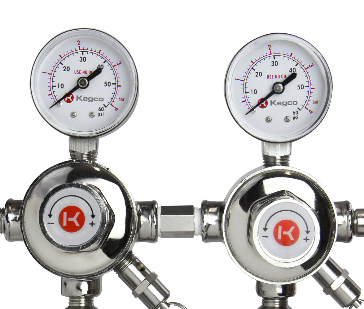 Kegco LH-542-DP Gauges