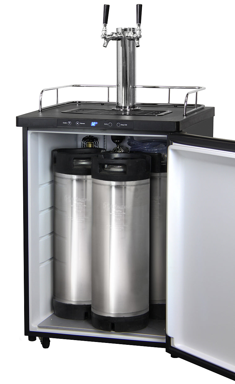 Kegco Dual Faucet Beer Fridge