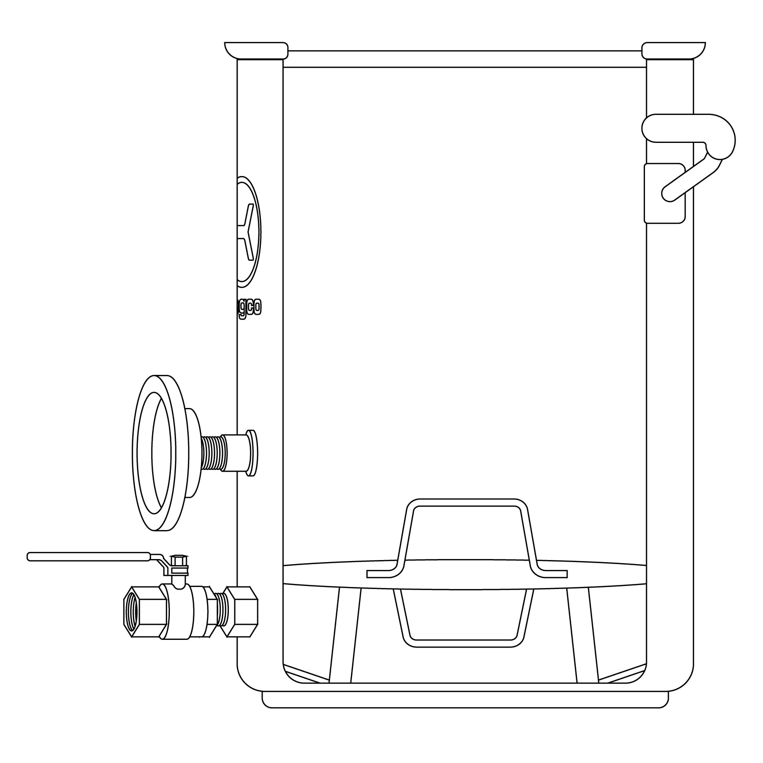 False Bottom inside Brew Pot