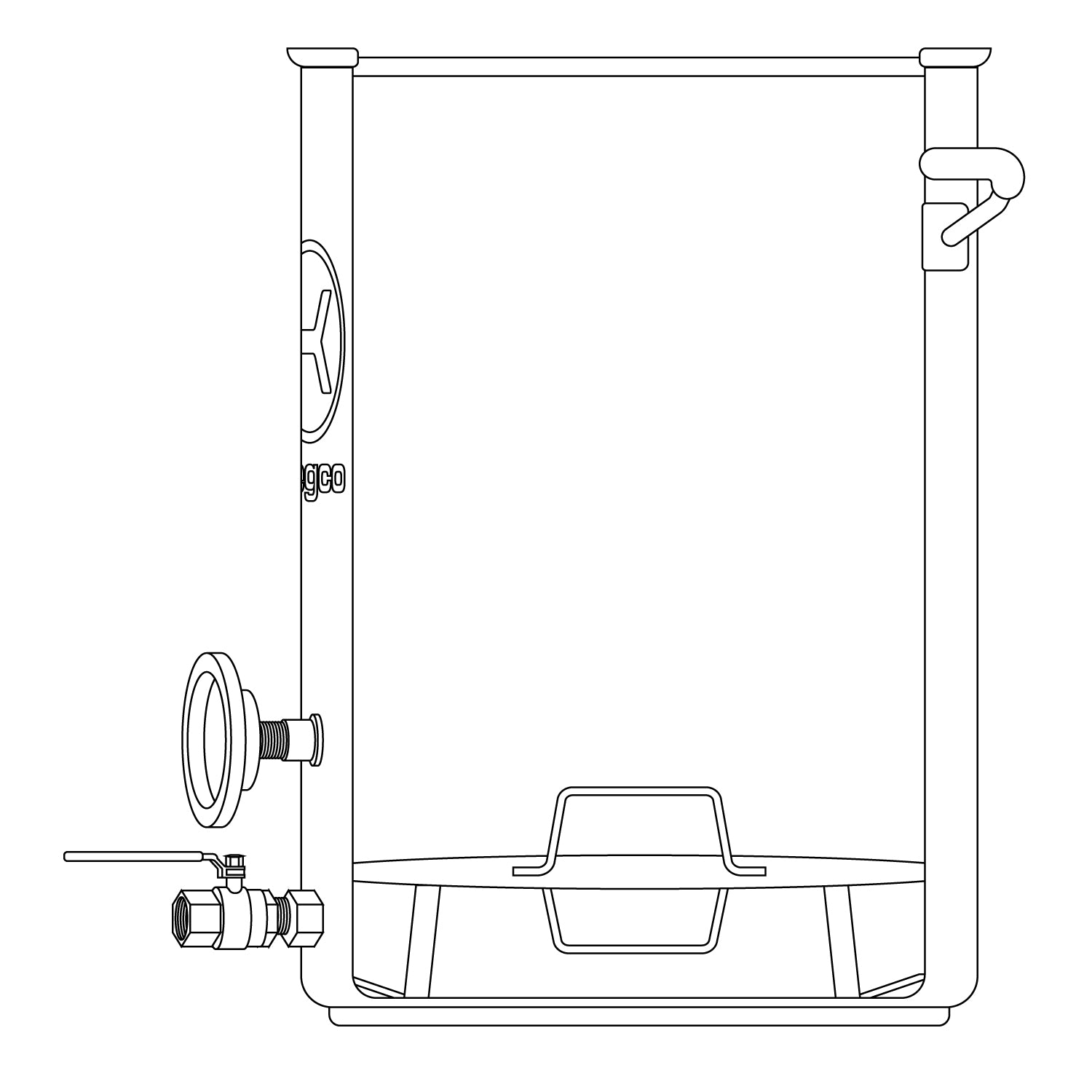 False Bottom inside Brew Pot