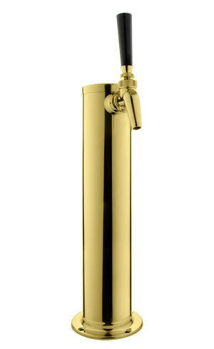 14" PVD Brass Draft Tower - Perlick Faucet