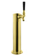 14" PVD Brass Draft Tower - 1 Standard Faucet