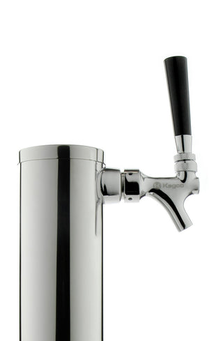 14" Tower with Stainless Faucets