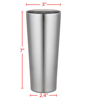 Stainless Steel pint dimensions