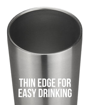 Thin edge for drinking