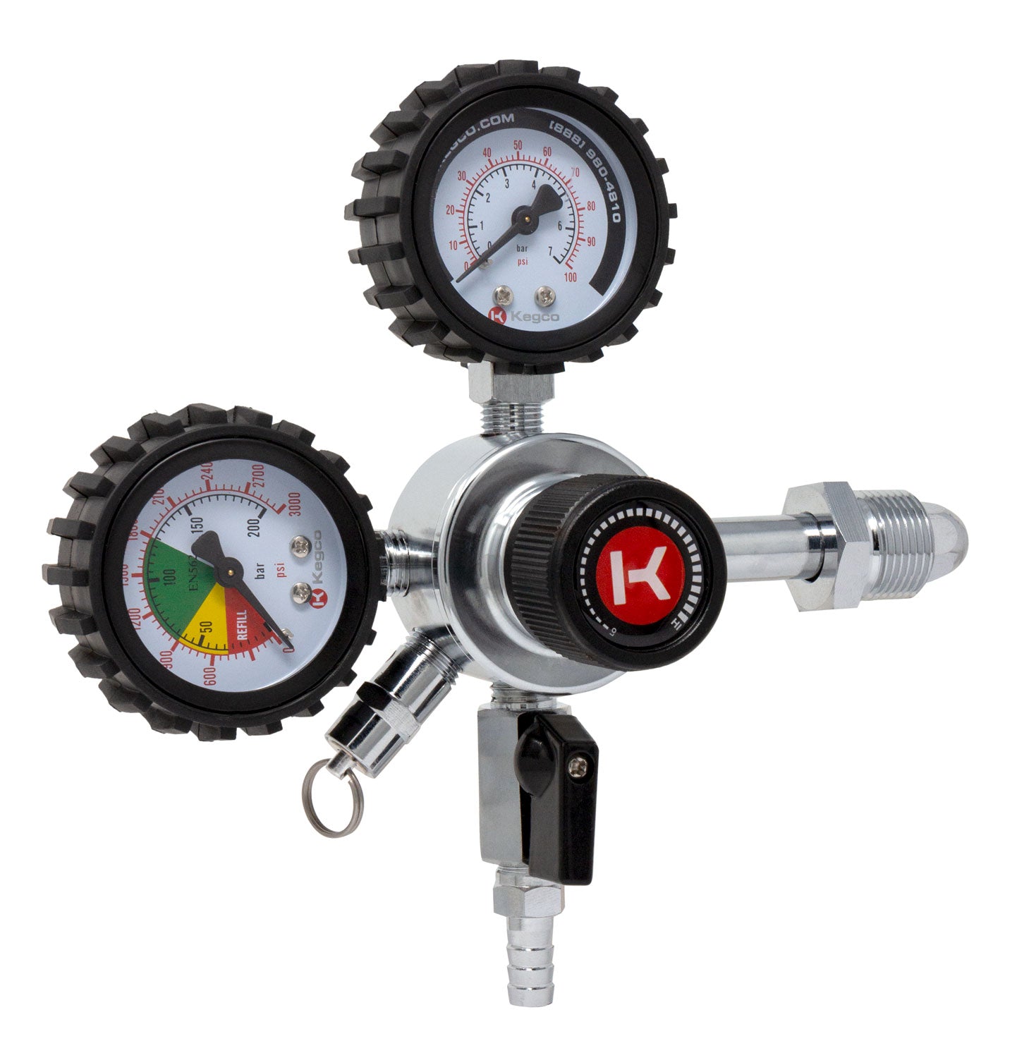 Kegco HL-62N Commercial Grade Dual Gauge Regulator