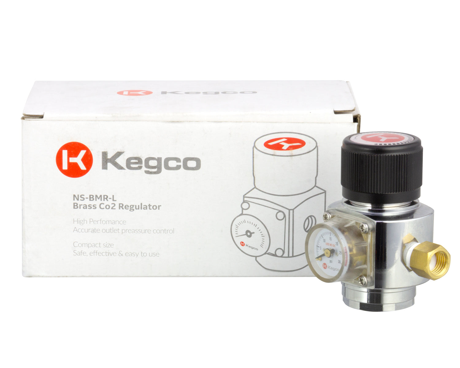 Kegco NS-BMR-L Mini Regulator