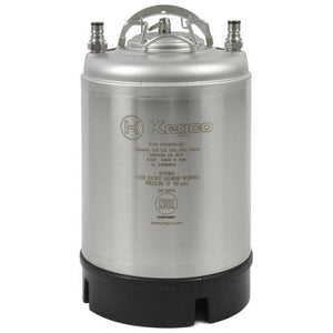NSF Approved 2.5 Gallon Ball Lock Keg with Strap Handle