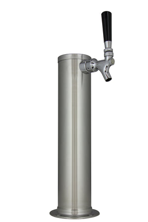 14" Brushed Stainless Steel Draft Tower - All Stainless Contact