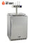 Kegco HK38-HDT-3SS Triple Faucet Commercial Built-In Hot Draft ® Tap Coffee Keg Dispenser - All Stainless Steel