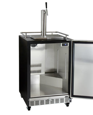 Full Size Digital Commercial Undercounter Kegerator with X-CLUSIVE Premium Direct Draw Kit