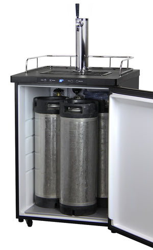 Digital Javarator Cold-Brew Coffee Dispenser - Black Cabinet with Matte Black Door