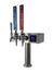 Kegco HK38-HDT-3SS Triple Faucet Commercial Built-In Hot Draft ® Tap Coffee Keg Dispenser - All Stainless Steel