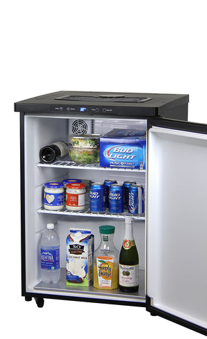 Kegco K309-HDT-3S Triple Faucet Digital Kegerator Hot Draft ® Tap Coffee Keg Dispenser - Stainless Steel