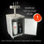 Kegco XCK-HDT-3S ® Triple Faucet Commercial Kegerator Hot Draft ® Tap Coffee Keg Dispenser - Stainless Steel