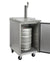 24" Wide Single Tap All Stainless Steel Commercial Kegerator with Kit