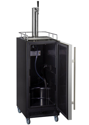15" Wide Commercial Grade Digital Kombucha Dispenser with Stainless Door